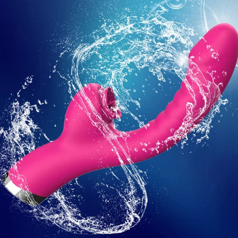 Vibrador Língua 2 em 1