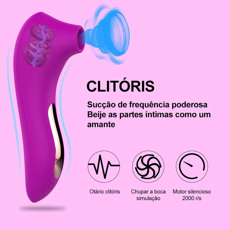 Vibrador Sucção